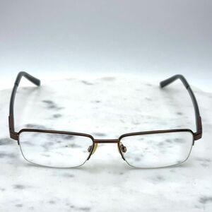 SuperFlex SF 429 C.3 Brown Black Half Rim Eyeglasses Frames Only 53-18-145
